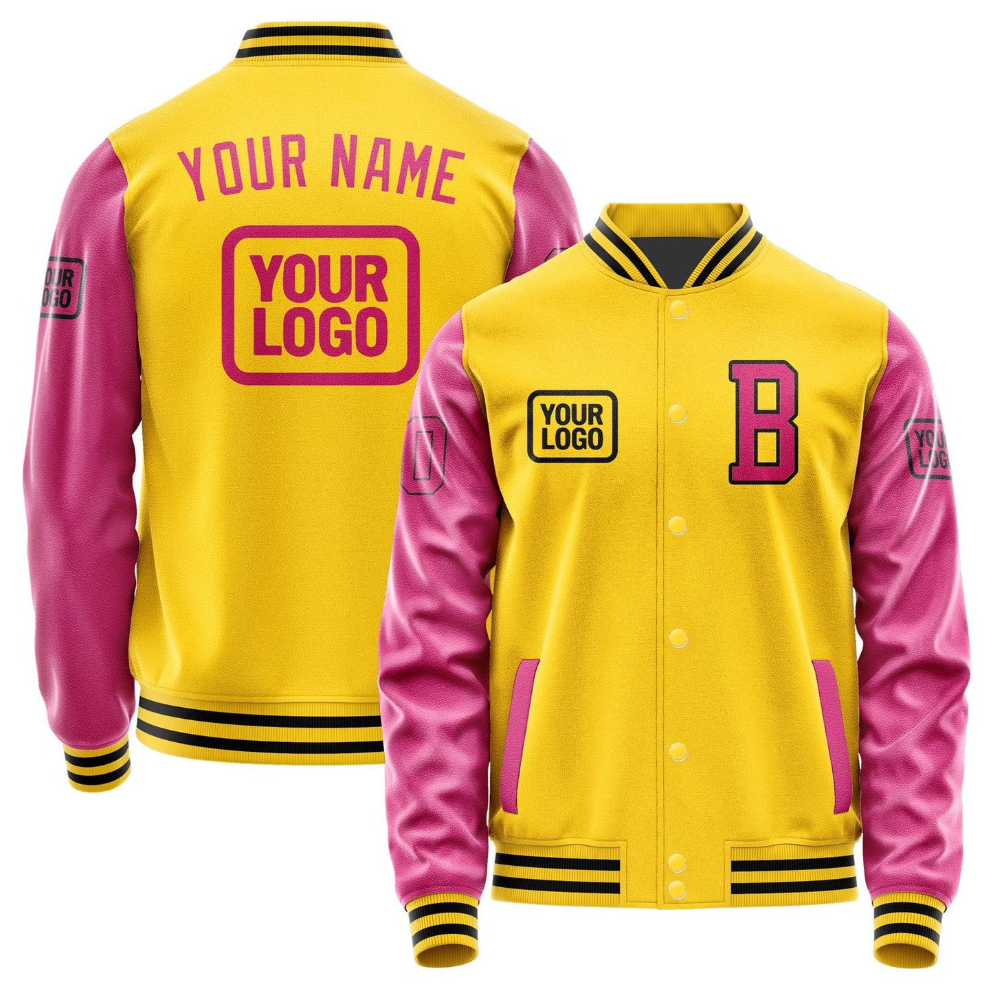 Custom Gold Pink Jacket JA303013301717131317