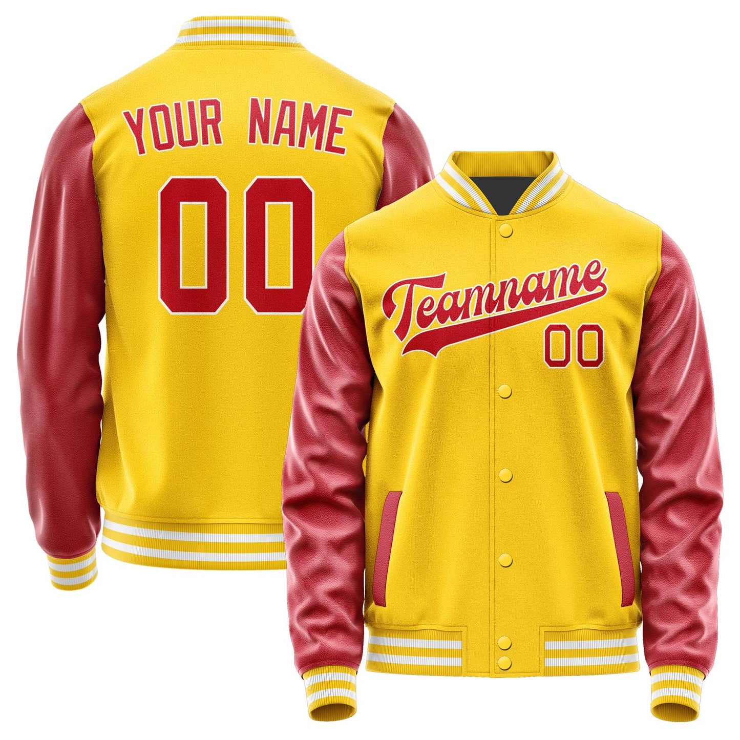Custom Gold Red Jacket JA3030143018B31814