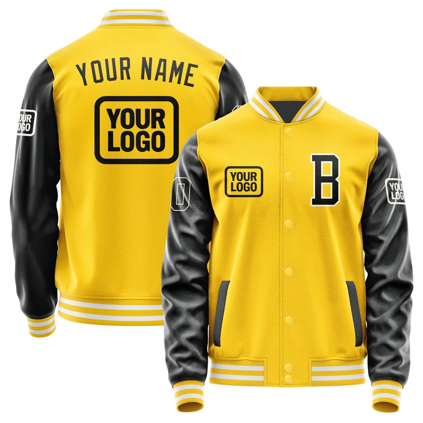 Custom Gold Black Jacket JA303017301818171718