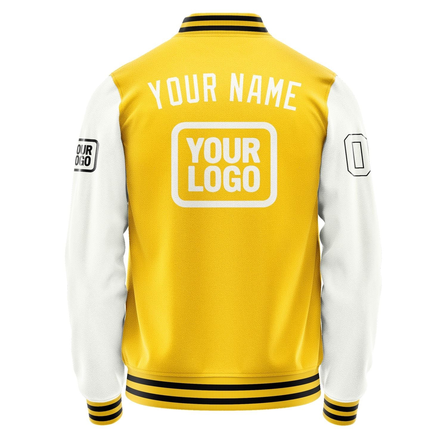 Custom Gold White Jacket JA303018301717181817