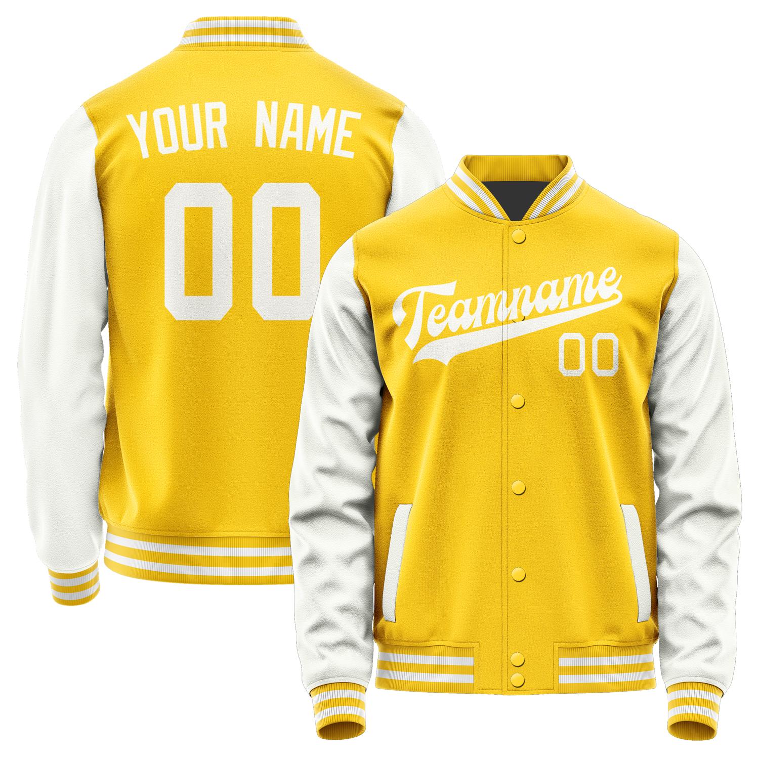 Custom Gold White Jacket JA3030183018B31818
