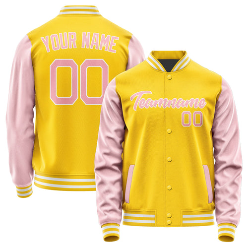 Custom Gold Light Pink Jacket JA3030213018B21821