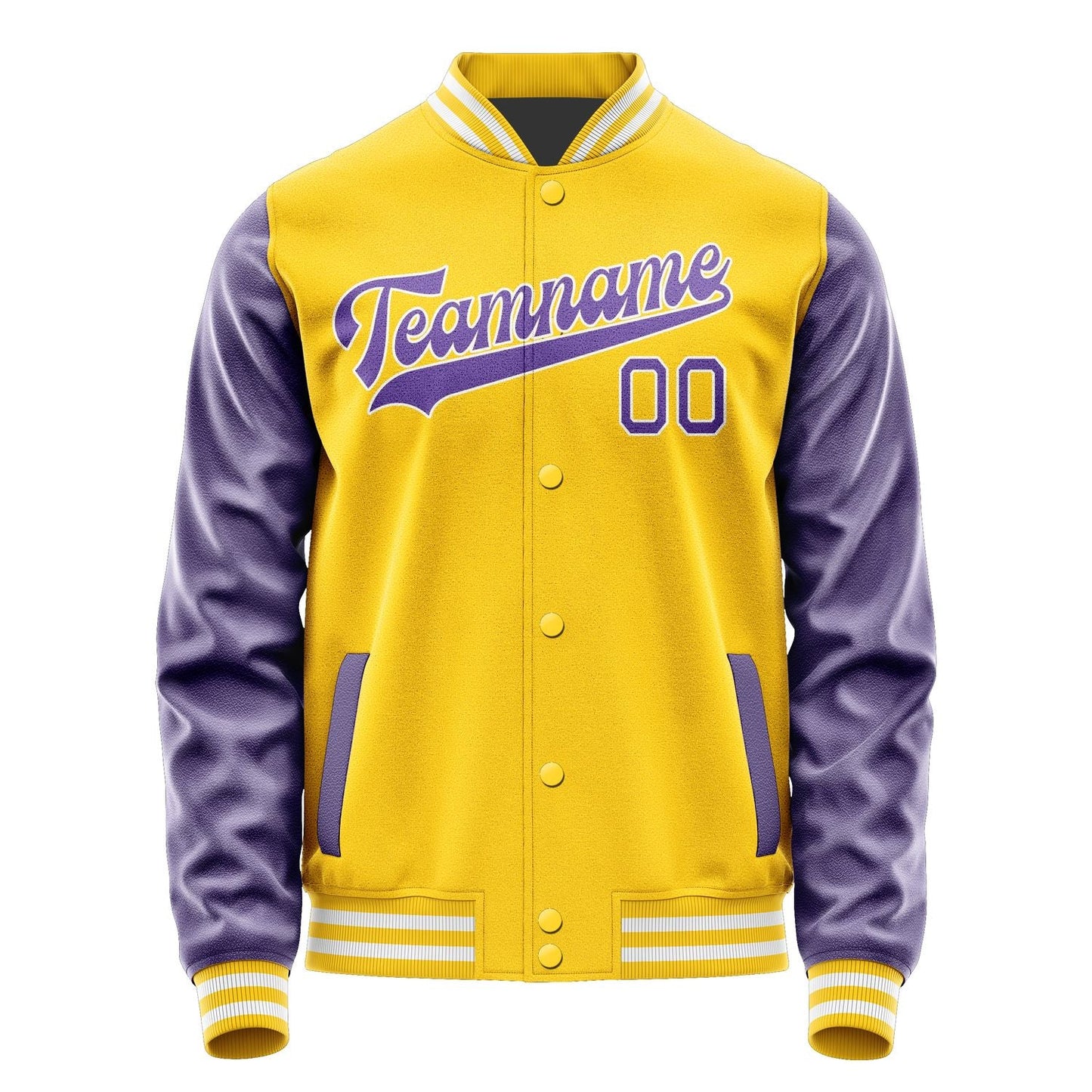 Custom Gold Light Purple Jacket JA3030233018B31823