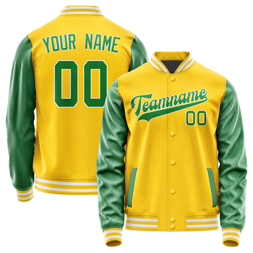 Custom Gold Emerald Green Jacket JA3030243018B31824