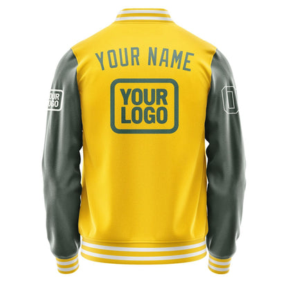 Custom Gold Blue Green Jacket JA303027301818272718