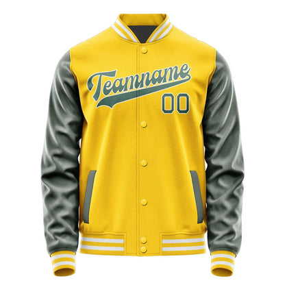 Custom Gold Blue Green Jacket JA3030273018B31827