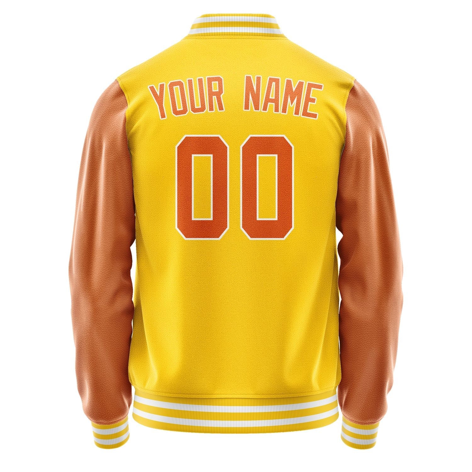 Custom Gold Orange Jacket JA3030283018B31828