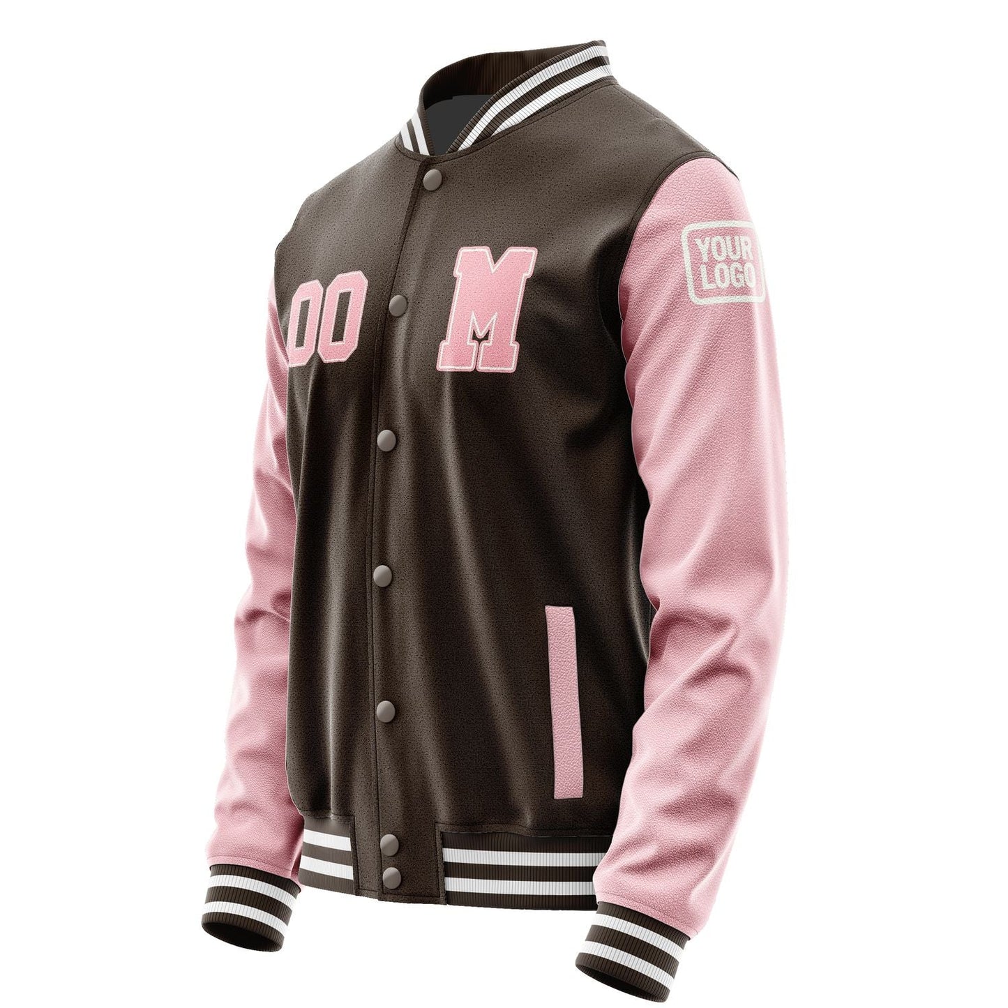 Custom Brown Light Pink Jacket Jb0101210118211818