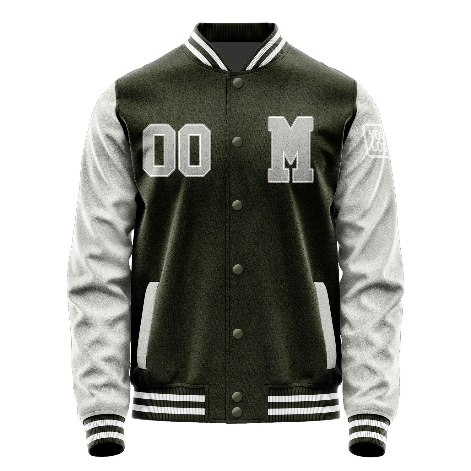 Custom Olive Gray Jacket Jb0202040218041818