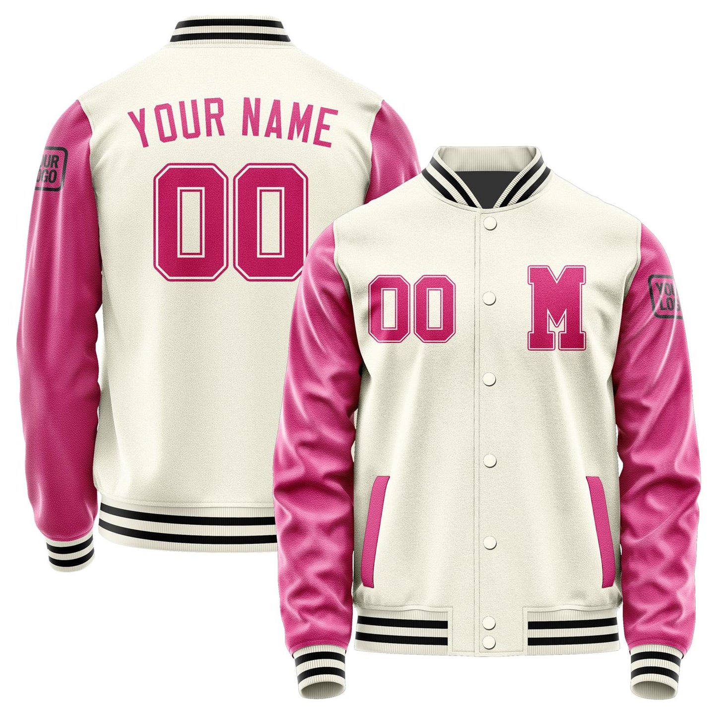 Custom Cream Pink Jacket Jb0303130317131817