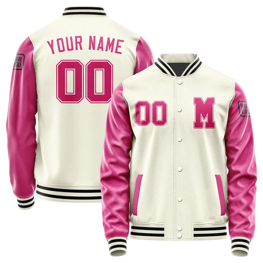 Custom Cream Pink Jacket Jb0303130317131817