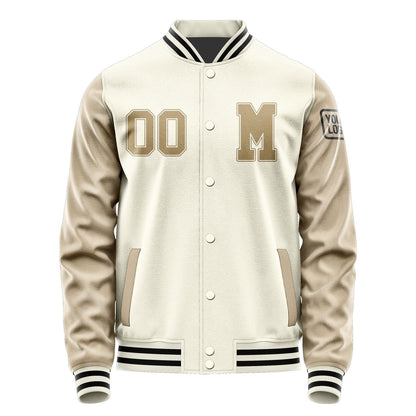 Custom Cream Light Khaki Jacket Jb0303250317251817