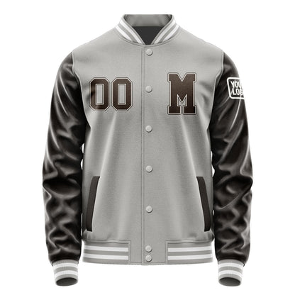 Custom Gray Brown Jacket Jb0404010418011818