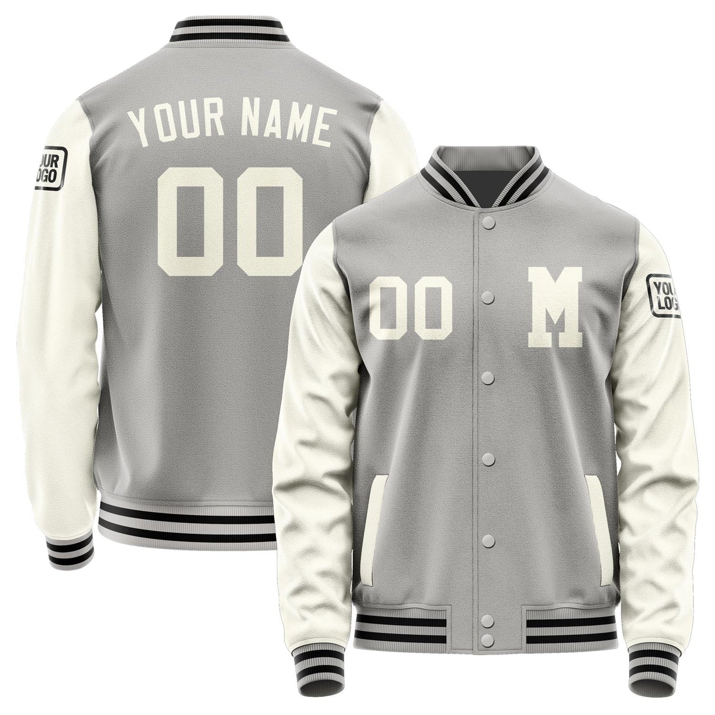 Custom Gray Cream Jacket Jb0404030417031817