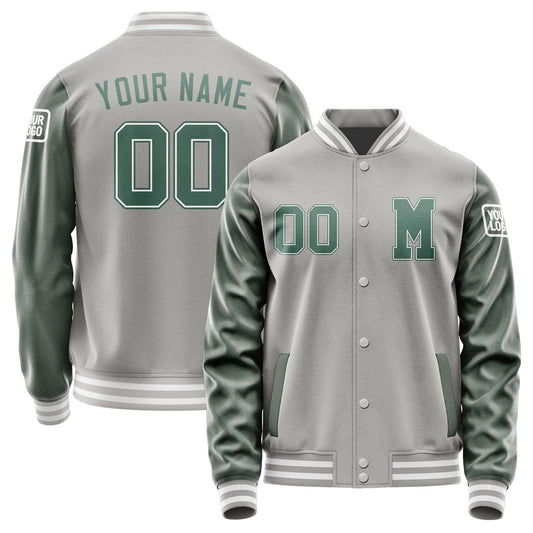 Custom Gray Blue Green Jacket Jb0404270418271818
