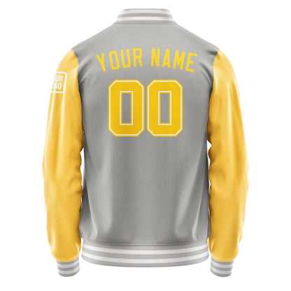 Custom Gray Gold Jacket Jb0404300418301818