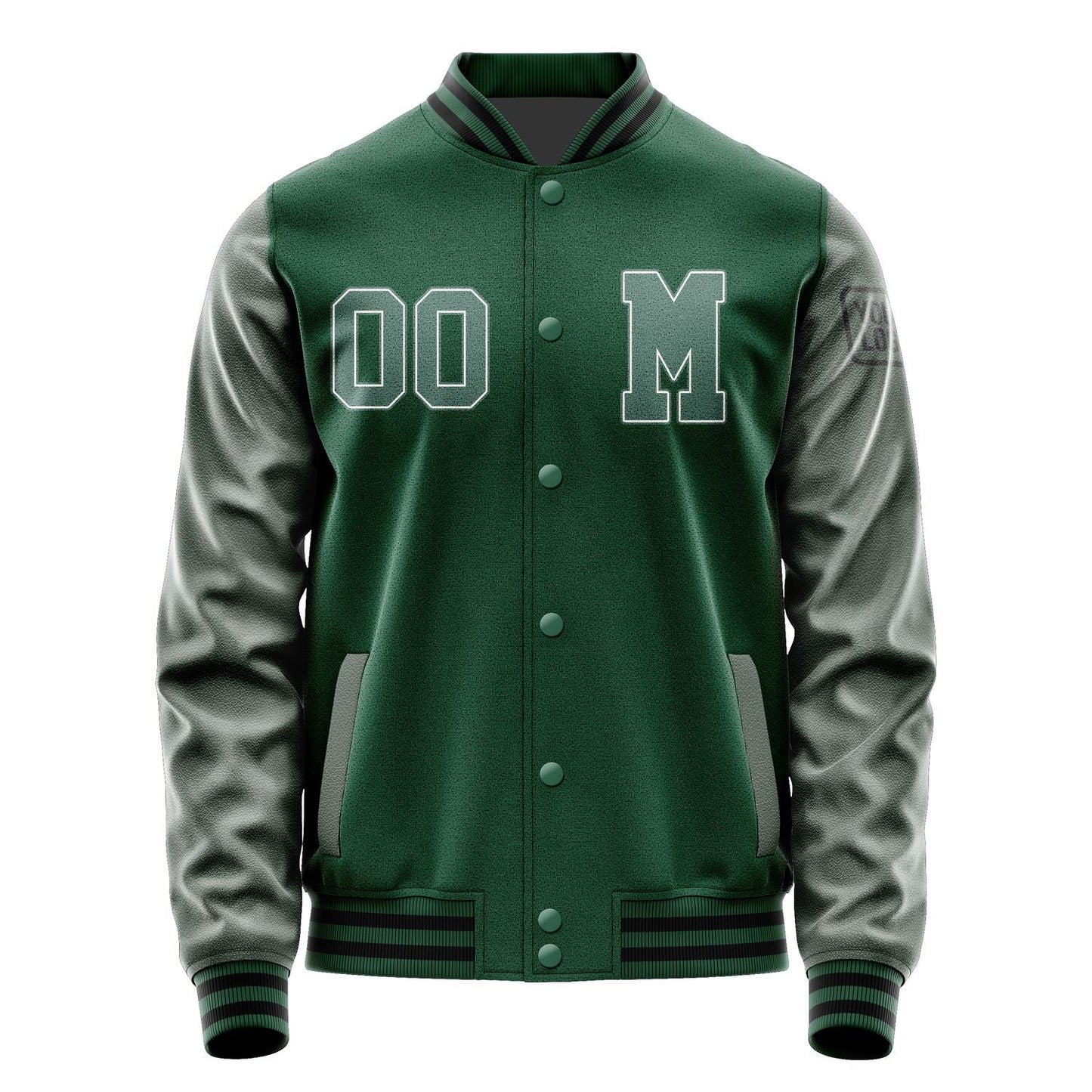 Custom Green Blue Green Jacket Jb0505270517271817