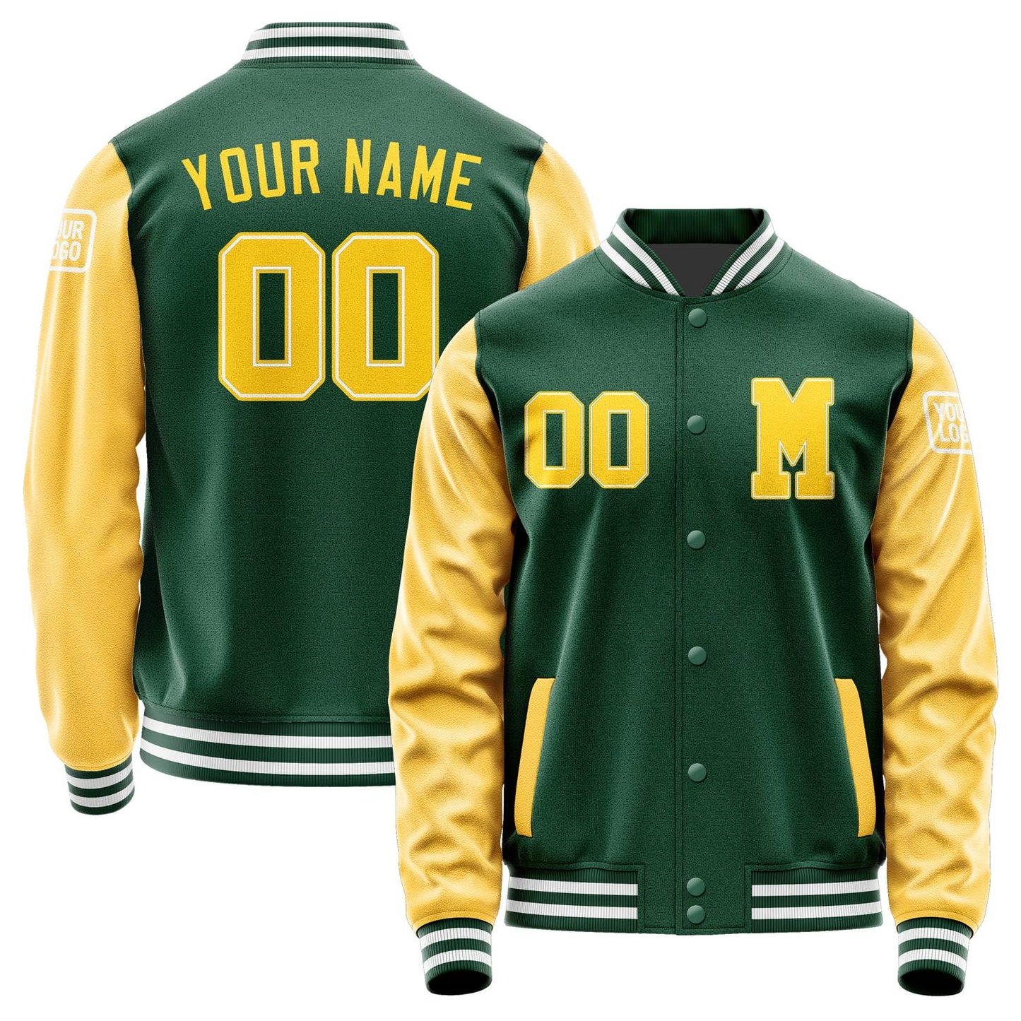 Custom Green Gold Jacket Jb0505300518301818