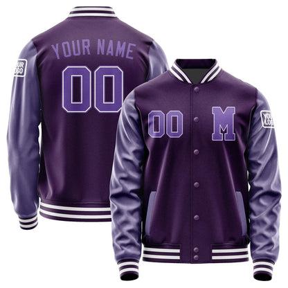 Custom Purple Light Purple Jacket Jb0707230718231818