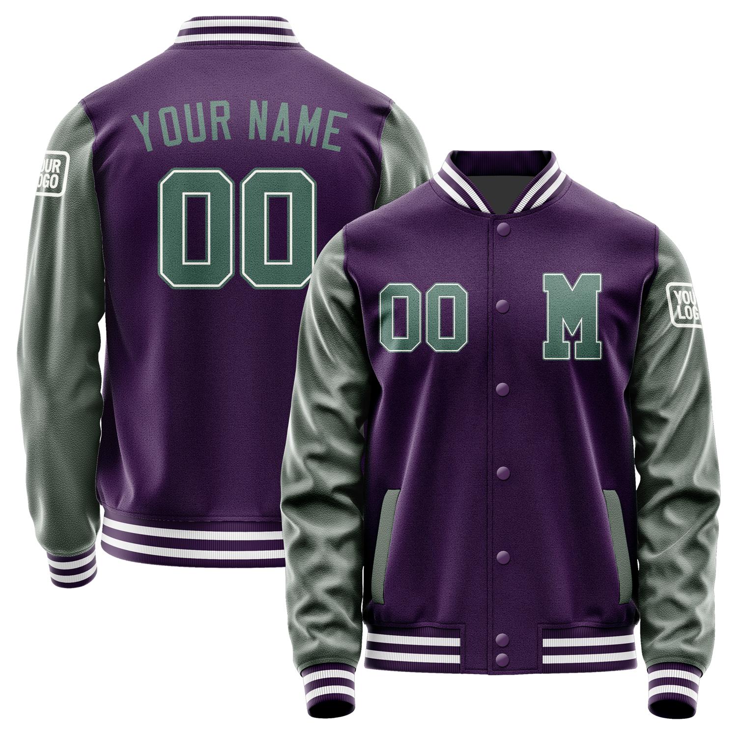 Custom Purple Blue Green Jacket Jb0707270718271818