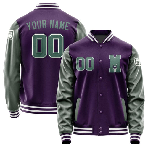 Custom Purple Blue Green Jacket Jb0707270718271818