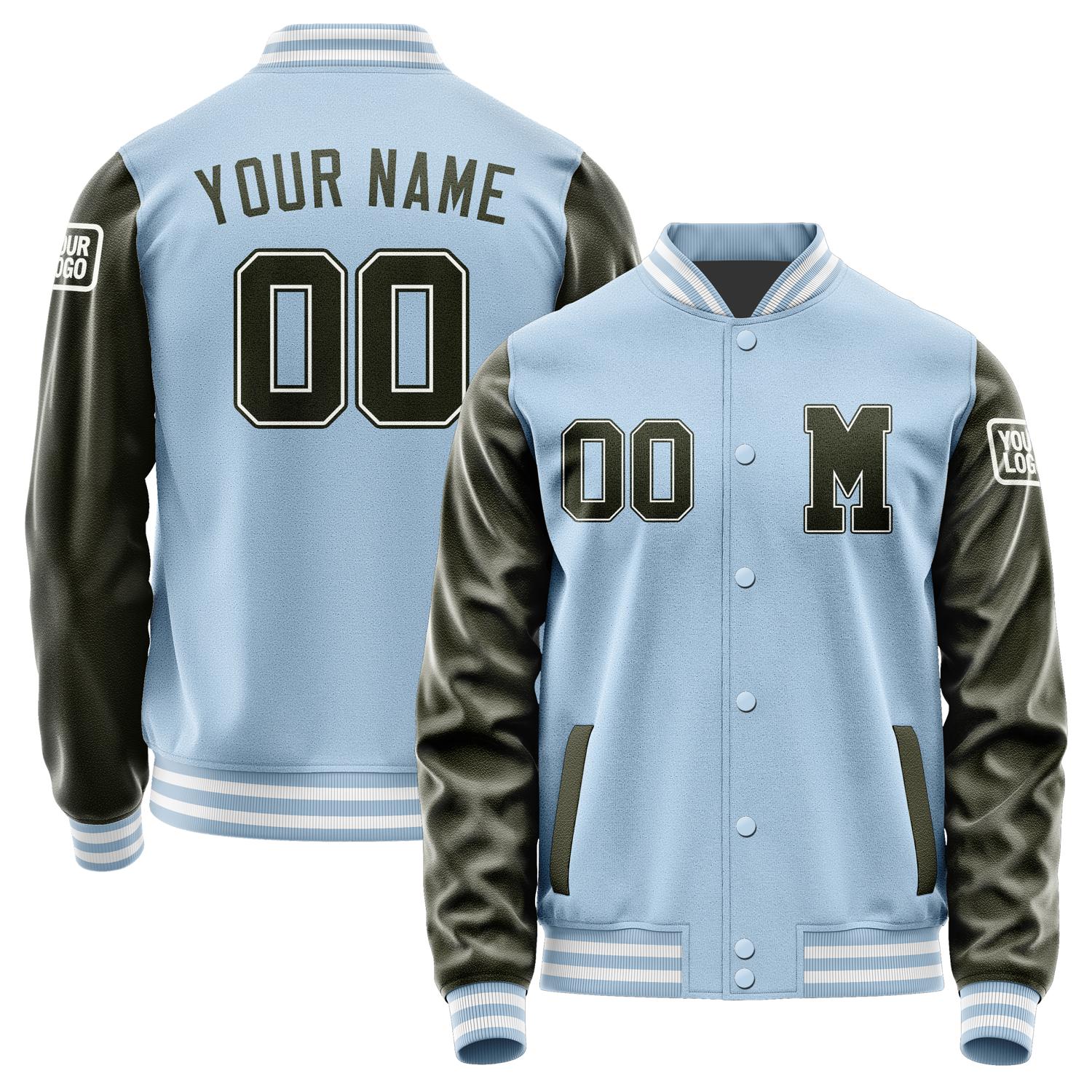 Custom Light Blue Dunkles Jacket Jb0808020818021818