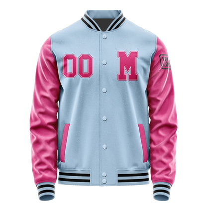 Custom Light Blue Pink Jacket Jb0808130817131817