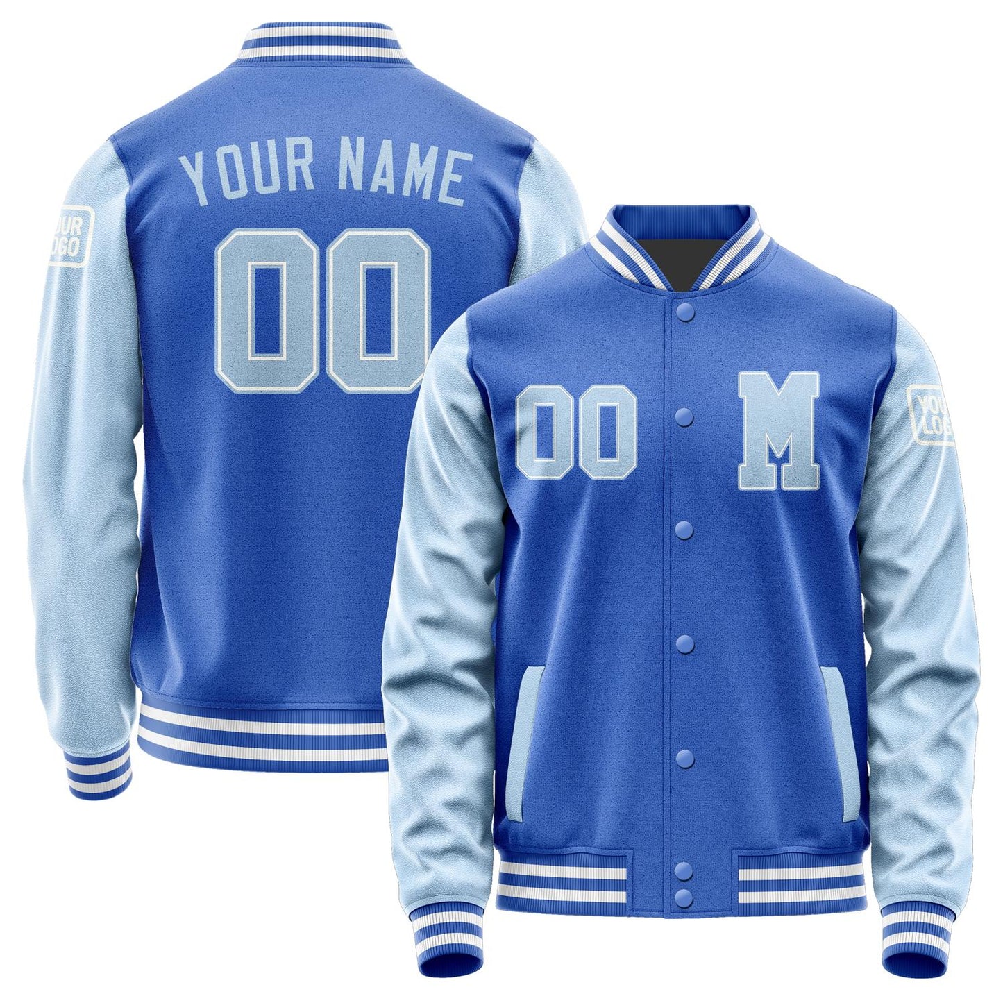 Custom Sky Blue Light Blue Jacket Jb0909080918081818