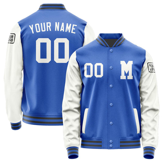 Custom Sky Blue White Jacket Jb0909180920181817