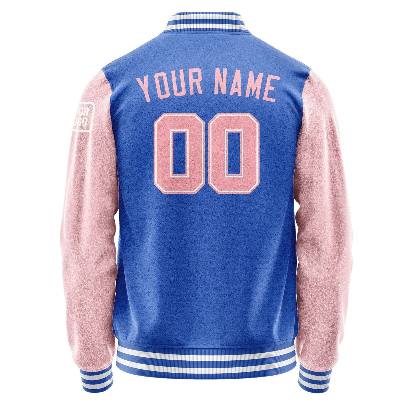 Custom Sky Blue Light Pink Jacket Jb0909210918211818