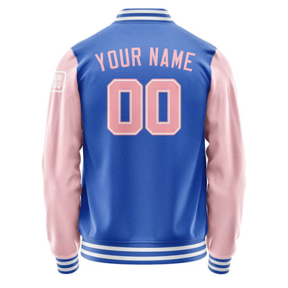 Custom Sky Blue Light Pink Jacket Jb0909210918211818