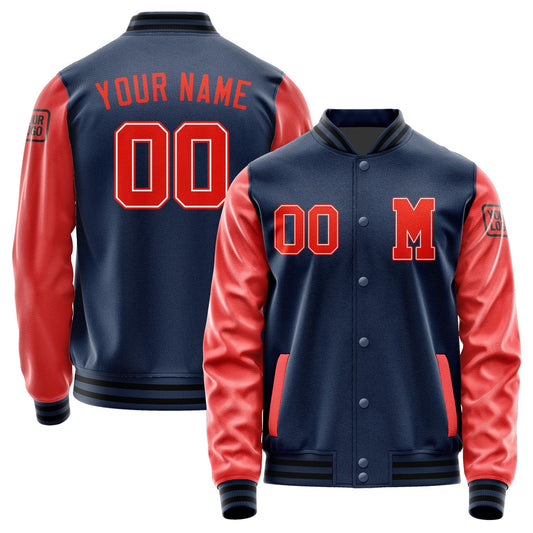 Custom Blue Orange Red Jacket Jb1010121017121817