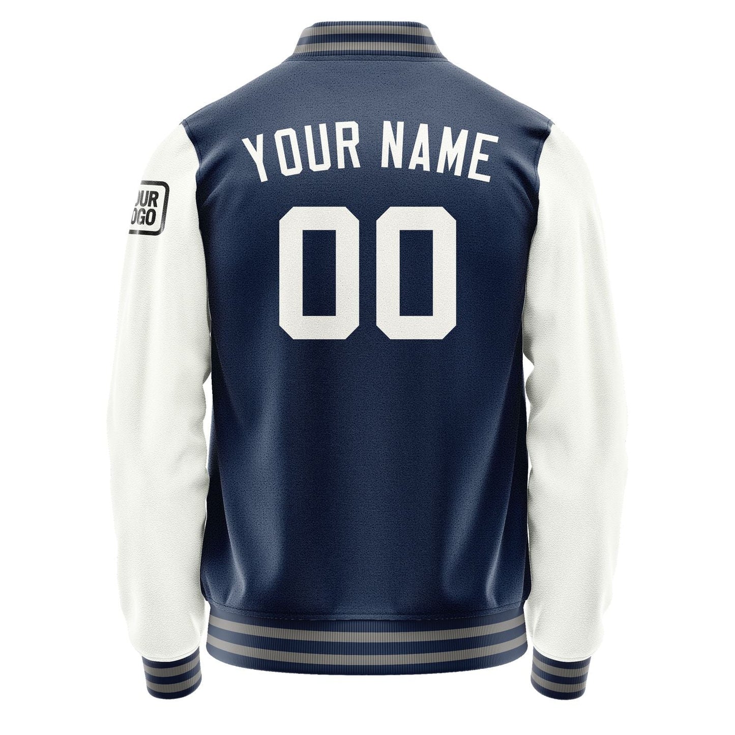 Custom Blue White Jacket Jb1010181004181817