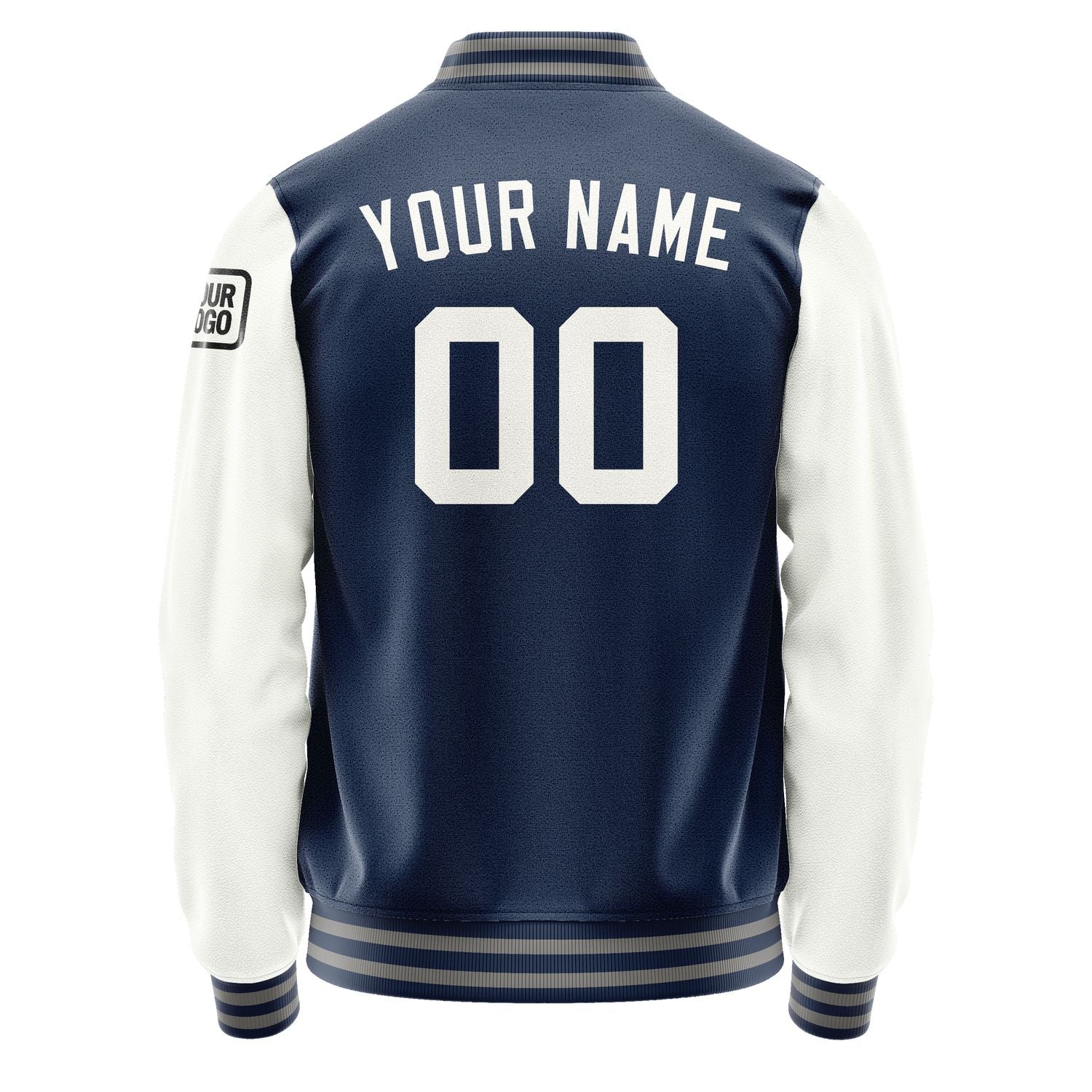 Custom Blue White Jacket Jb1010181004181817