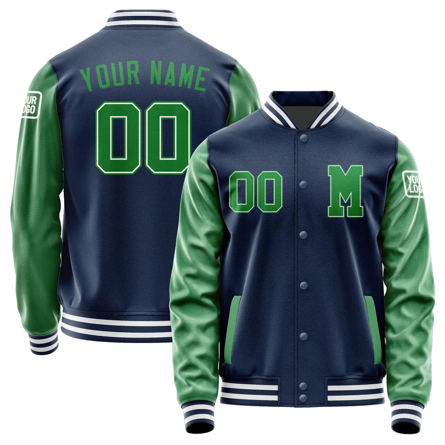 Custom Blue Emerald Green Jacket Jb1010241018241818