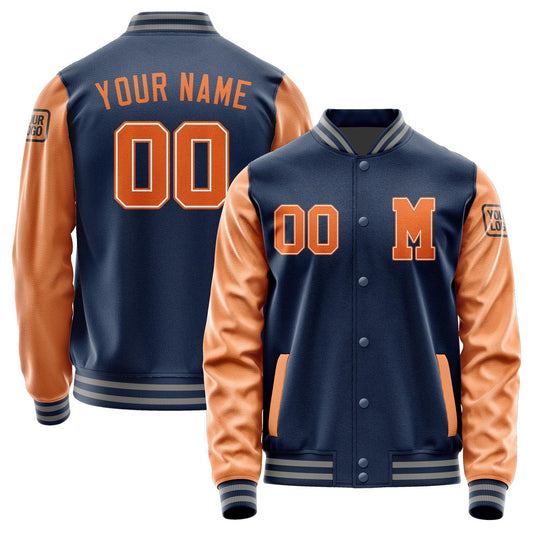 Custom Blue Orange Jacket Jb1010281004281817