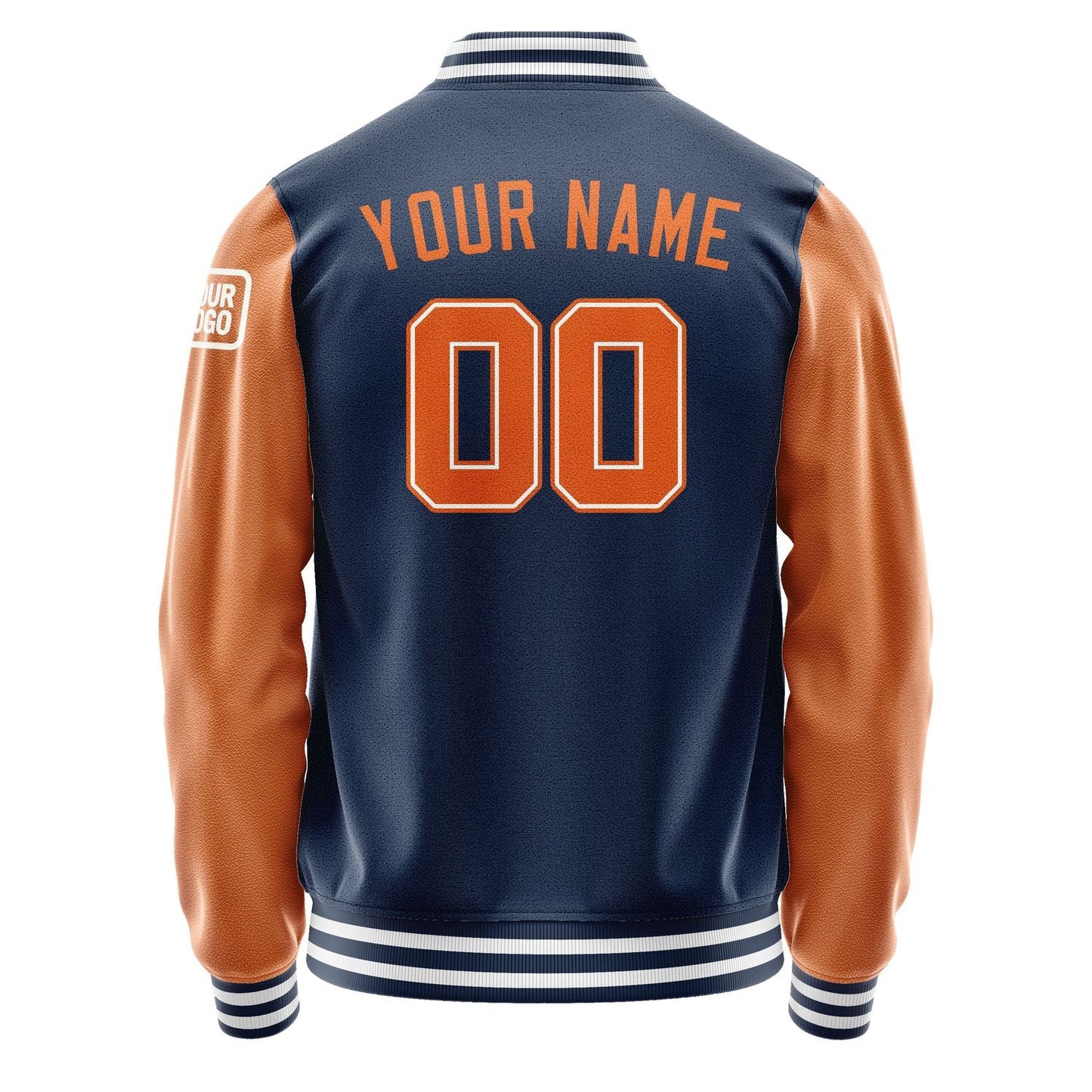 Custom Blue Orange Jacket Jb1010281018281818