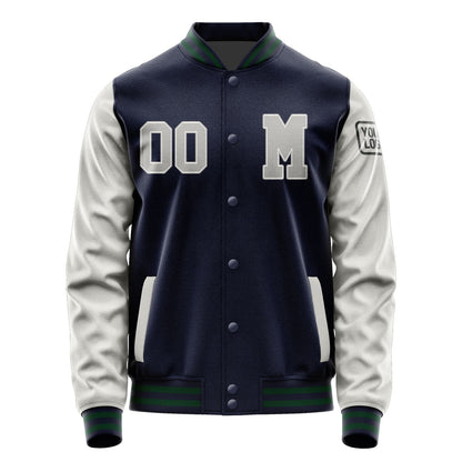 Custom Navy Gray Jacket Jb1111041105041817