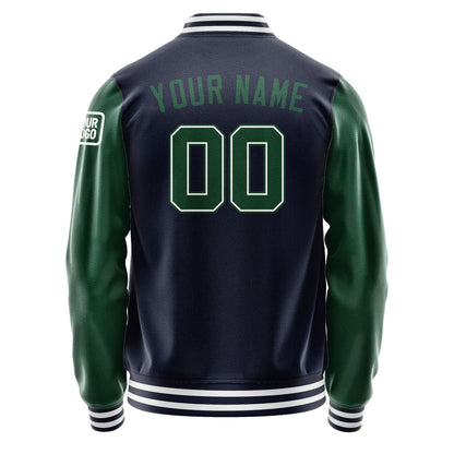 Custom Navy Green Jacket Jb1111051118051818