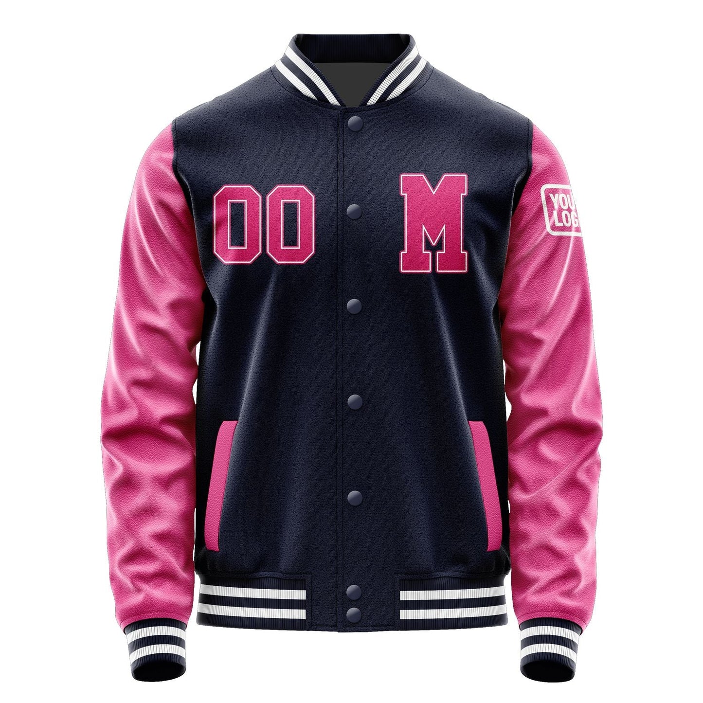 Custom Navy Pink Jacket Jb1111131118131818