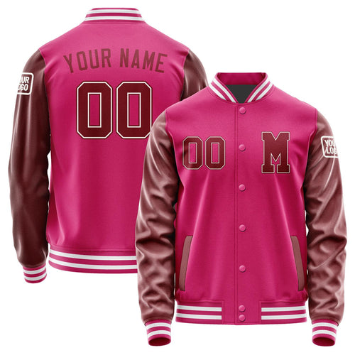 Custom Pink Crimson Red Jacket Jb1313151318151818