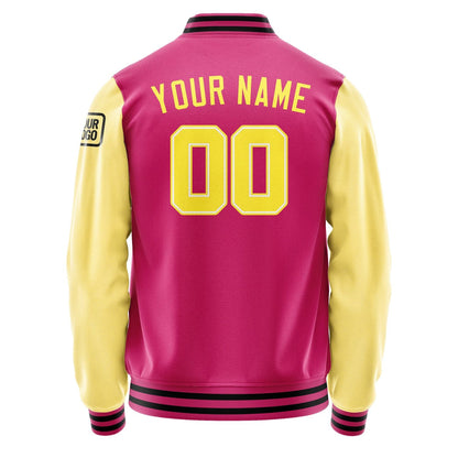 Custom Pink Light Yellow Jacket Jb1313261317261817
