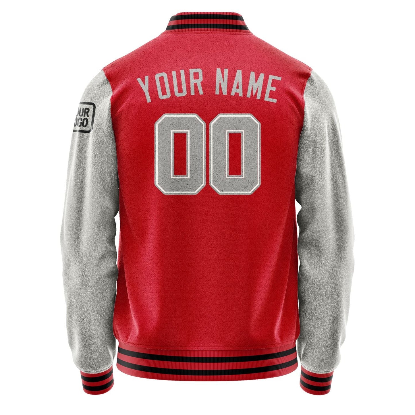 Custom Red Gray Jacket Jb1414041417041817