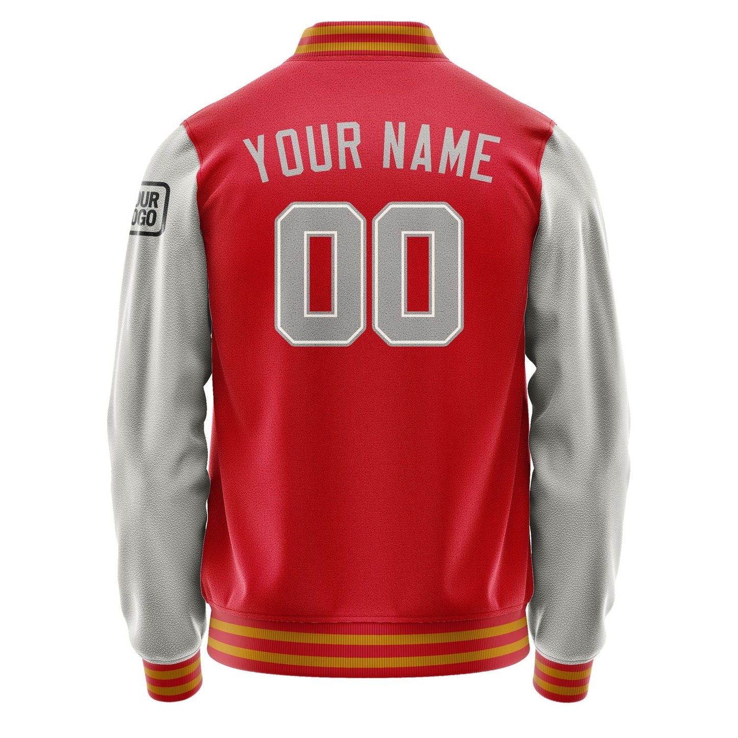 Custom Red Gray Jacket Jb1414041419041817