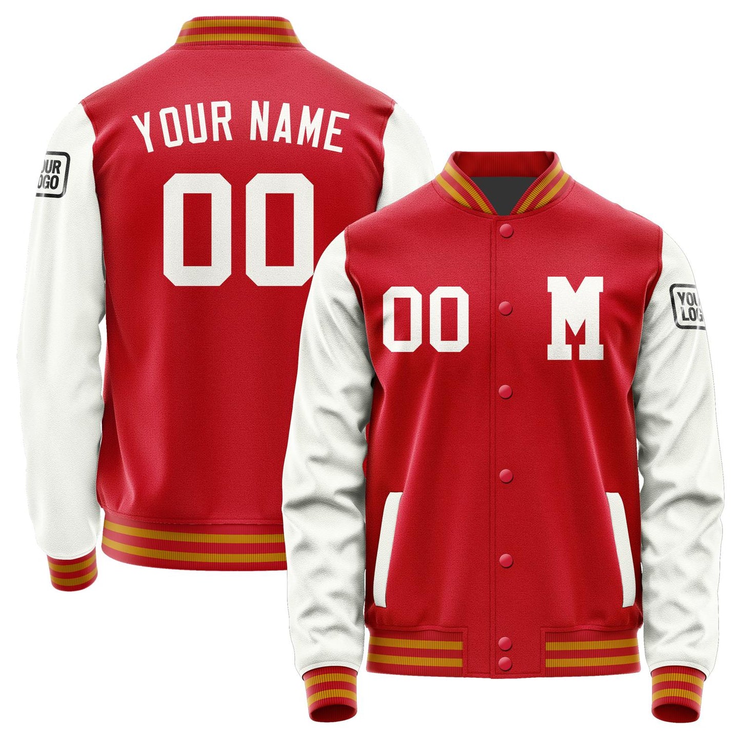 Custom Red White Jacket Jb1414181419181817