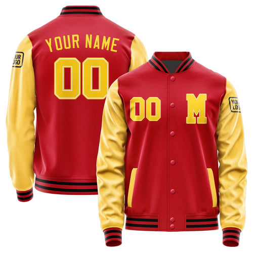 Custom Red Gold Jacket Jb1414301417301817