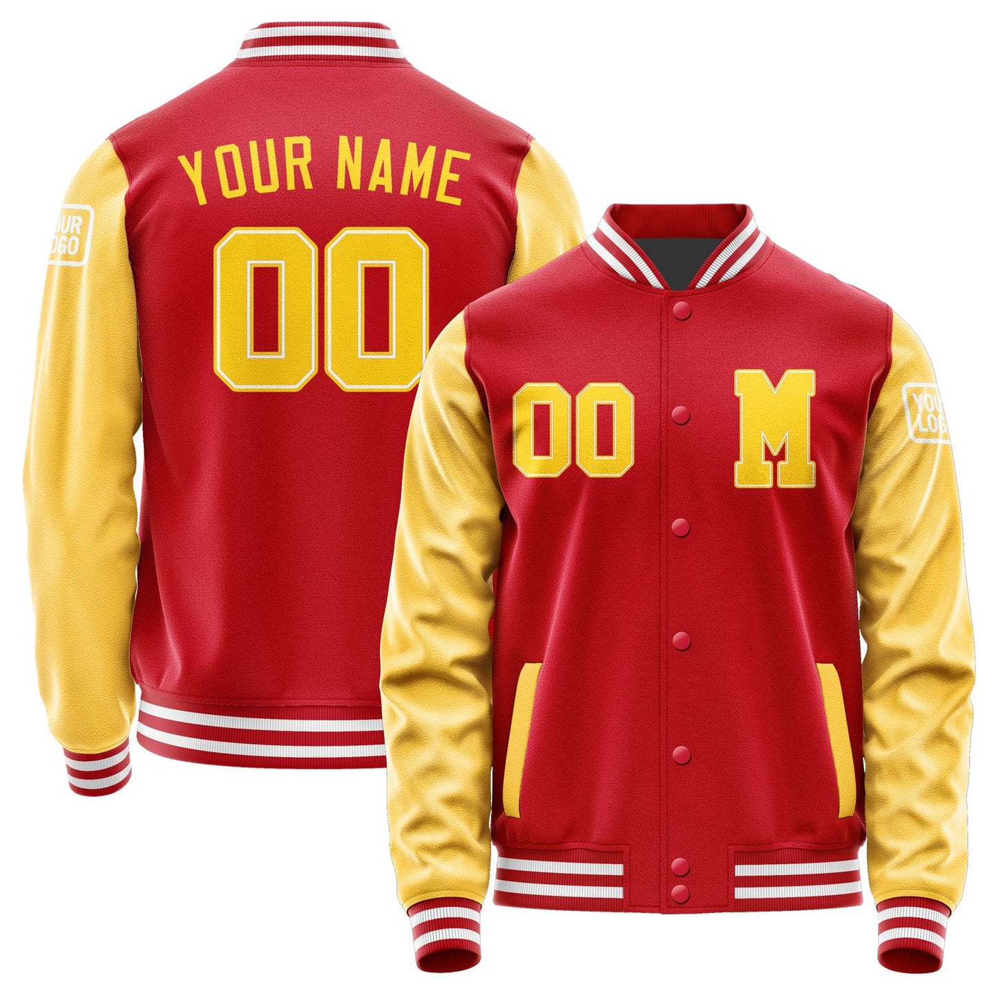 Custom Red Gold Jacket Jb1414301418301818