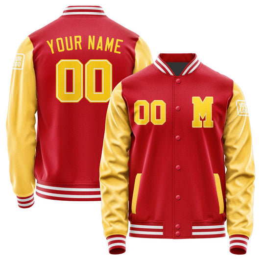 Custom Red Gold Jacket Jb1414301418301818