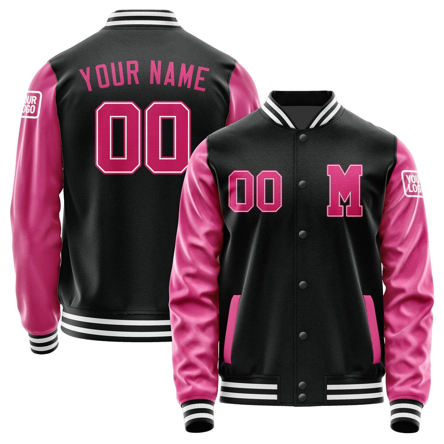 Custom Black Pink Jacket Jb1717131718131818