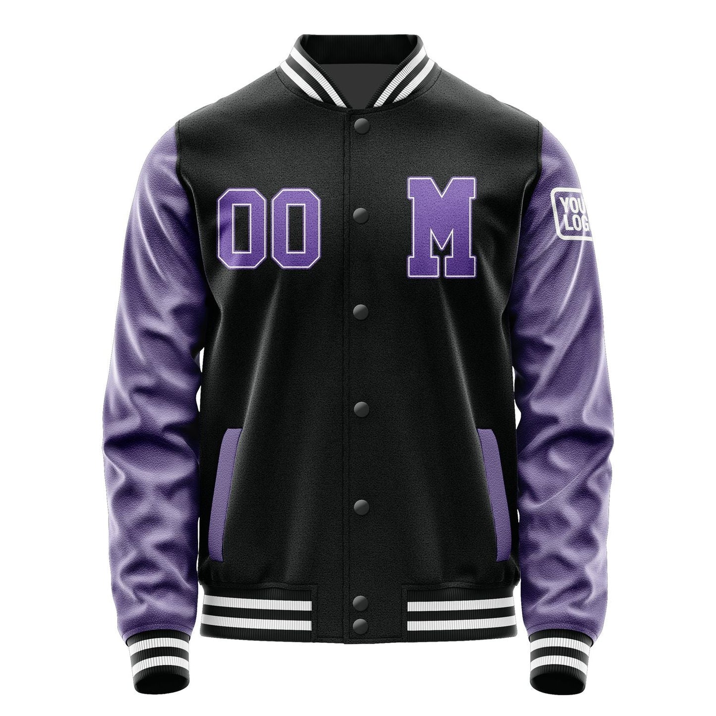Custom Black Light Purple Jacket Jb1717231718231818